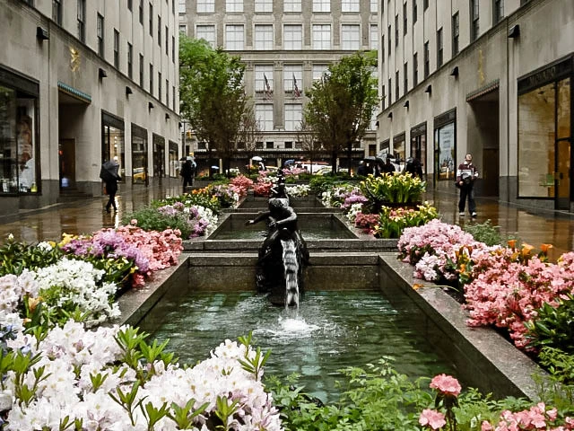 Channel Gardens at Rockefeller Center